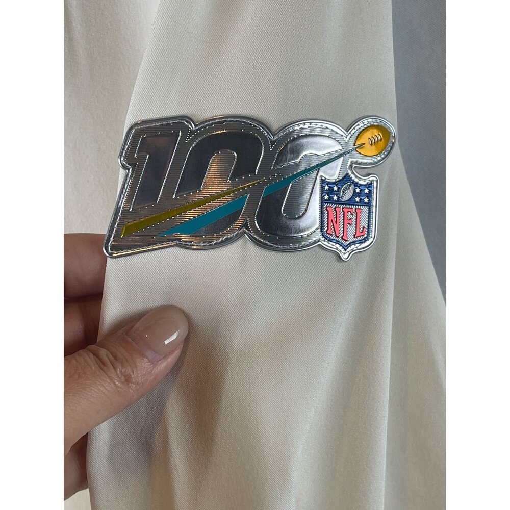 Nike Dri-Fit Super Bowl LIV Sideline Snap Down Shirt Long Sleeve White Sz. XXL - Picture 12 of 15